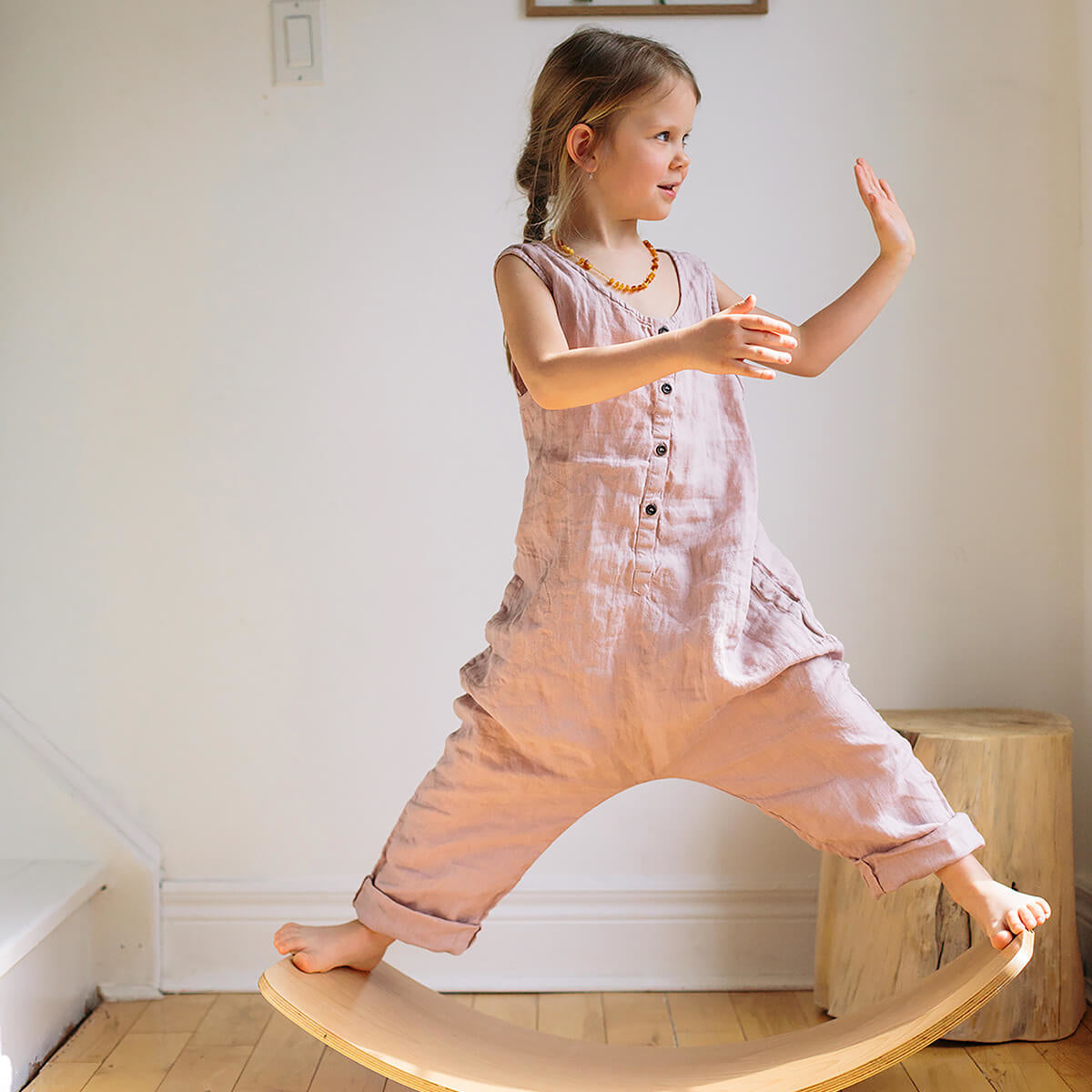 Kinderfeets® Deska za ravnotežje Natural Kinderfeets