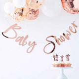Ginger Ray® Wiszący napis Rose Gold Baby Shower