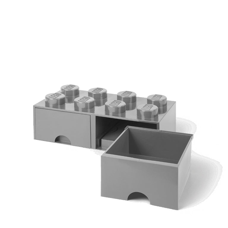 Lego® Škatla za shranjevanje s predali 8 Medium Stone Grey Lego