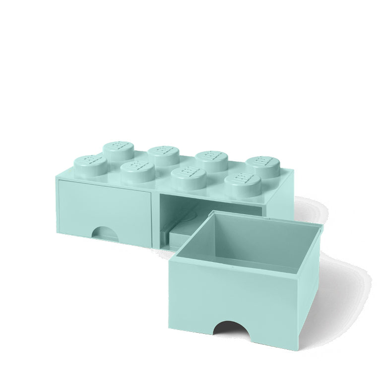 Lego® Škatla za shranjevanje s predali 8 Aqua Lego