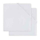 Jollein® Pamučna plahta White 2 komada 120x60