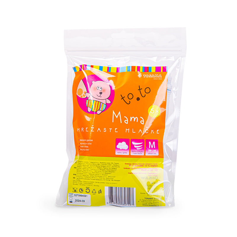 Tosama® Mrežaste hlačke To.to Tosama Medium 5 kos To.to Tosama