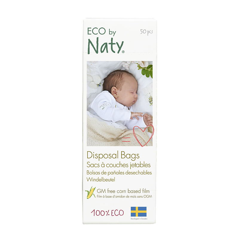 Eco by Naty® Razgradljiva vrečka za plenice 50kosov Eco by Naty