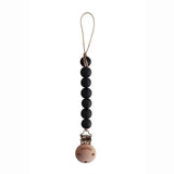 Mushie® Porta ciuccio Halo Black