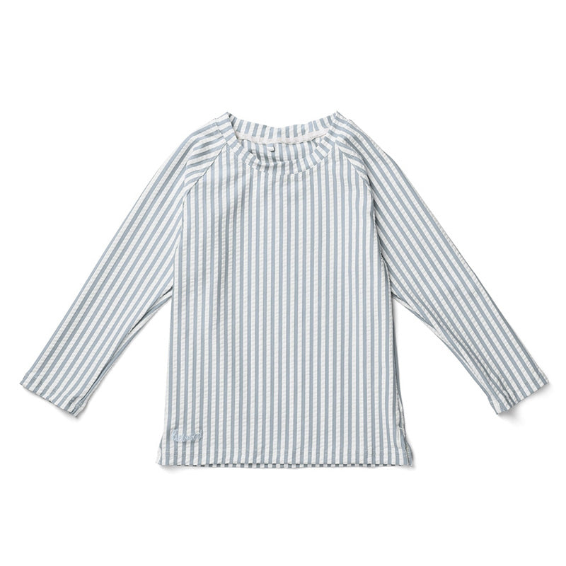 Liewood® Majica z UV zaščito Noah Stripe Sea Blue/White 110/116 Liewood