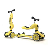 Scoot & Ride® Bici senza pedali e monopattino 2 in 1 Highwaykick 1 Lemon