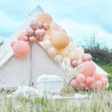 Ginger Ray® Arche de ballons Luxe Peach, Nude & Rose Gold