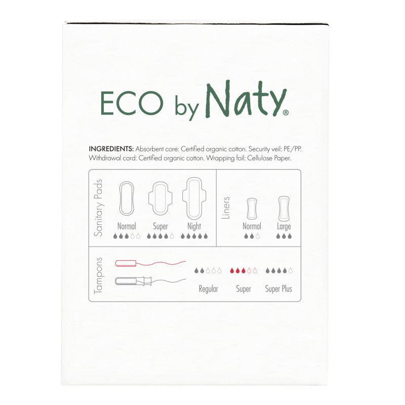 Eco by Naty® Tamponi SUPER 18 kosov Eco by Naty