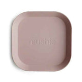 Mushie® Square Dinnerware Plate Set of 2 Blush