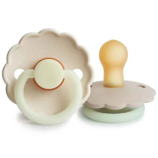 Frigg® Ciuccio in caucciù Daisy Cream/Croissant Night