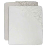 Jollein® Pamučna plahta Ivory/Nougat 2 komada 120x60