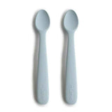 Mushie® Silicone Feeding Spoons Powder Blue