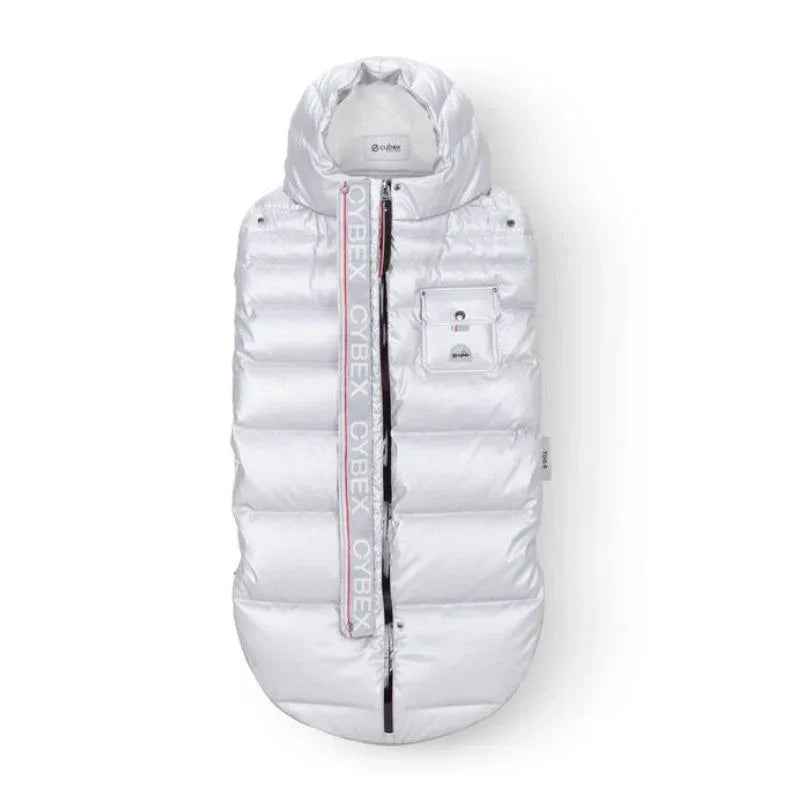 Cybex® Platinum Winter Footmuff Artcic Silver/Silver