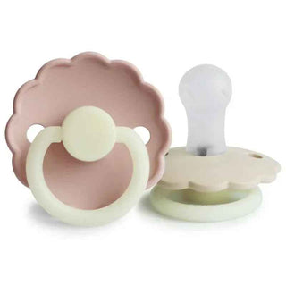 Frigg® Ciuccio in silicone Daisy Blush/Cream Night 
