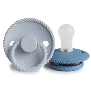 Frigg® Ciuccio in silicone Rope Ocean View/Powder Blue