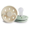 Frigg® Suzetă din silicon Moon Cream/Sage