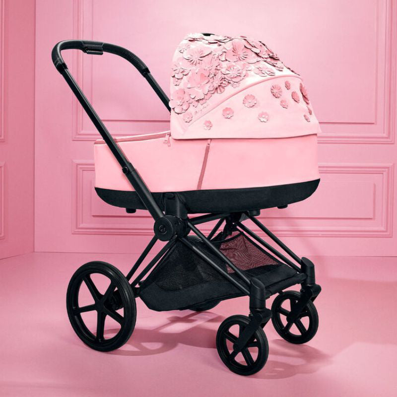 Cybex Fashion® Košara za novorojenčka Priam Lux Simply Flowers Pale Blush Cybex Fashion