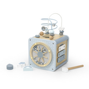 Label Label® Lesena aktivnostna kocka Blue Label Label