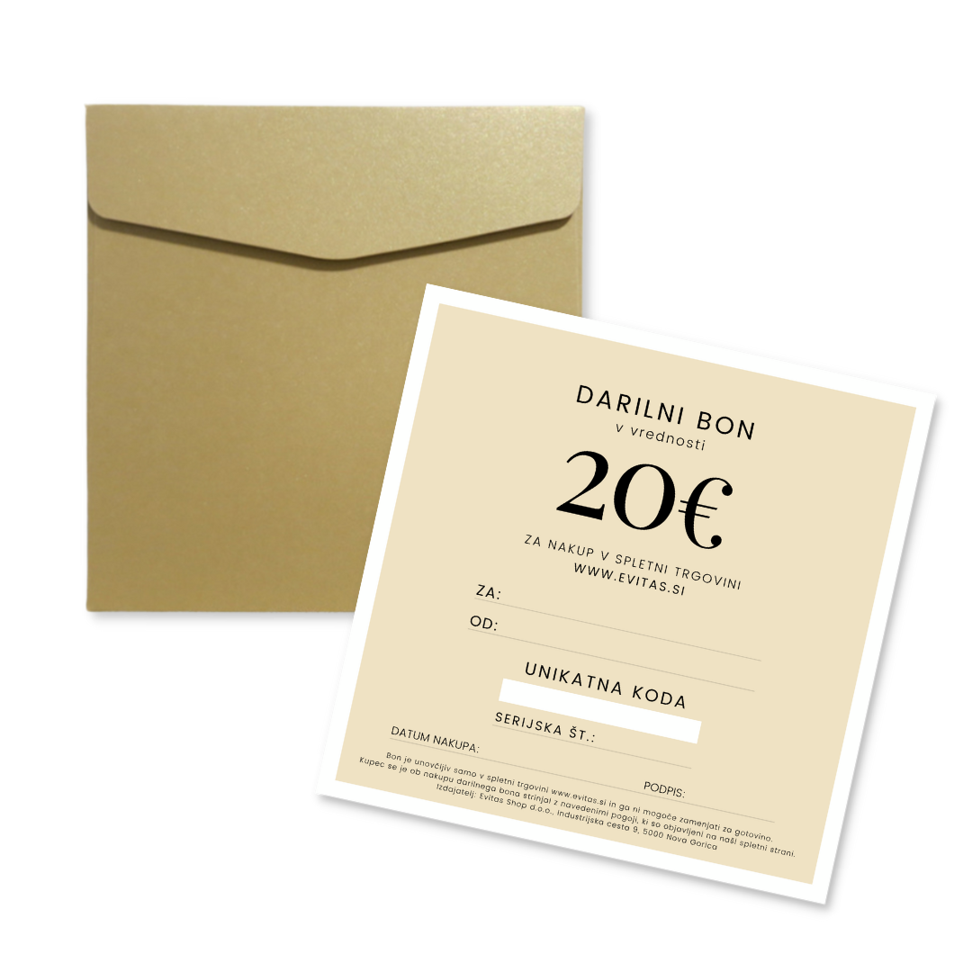 Evitas FIZIČNI DARILNI BON Evitas