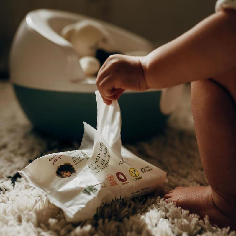 Eco by Naty® Osvežilni robčki Triple Pack Unscented 3x56 kosov Eco by Naty