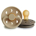 Frigg® Moon Phase Latex Pacifiers Croissant/Portobello