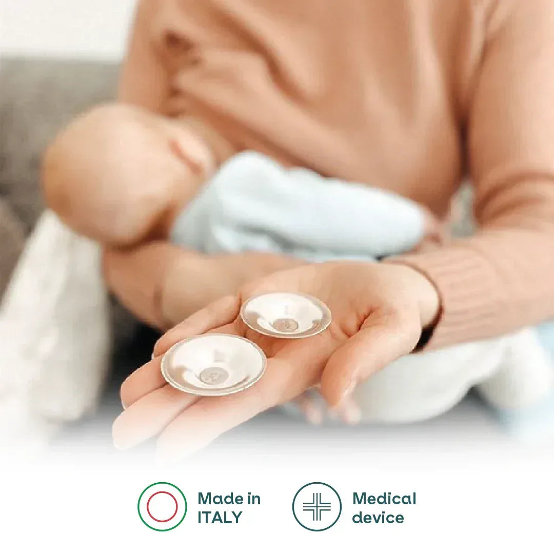 Koala Babycare Les coques d'allaitement en 100% Argent, sans Nickel pour la Prévention et les Soins des Crevasses du mamelon pendant l'Allaitement Dispositif Médical Classe 1 Koala Silver Cup MAXI Koala Babycare Les coques d'allaitement en 100% Argent, sans Nickel pour la Prévention et les Soins des Crevasses du mamelon pendant l'Allaitement Dispositif Médical Classe 1 Koala Silver Cup MAXI