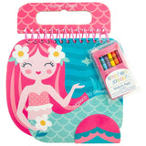 Stephen Joseph® Blocco con pastelli a cera e adesivi Mermaid