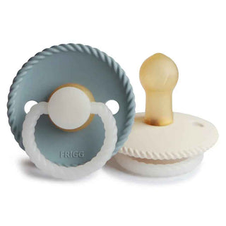 Frigg® Ciuccio in caucciù Rope Stone Blue Night/Cream Night
