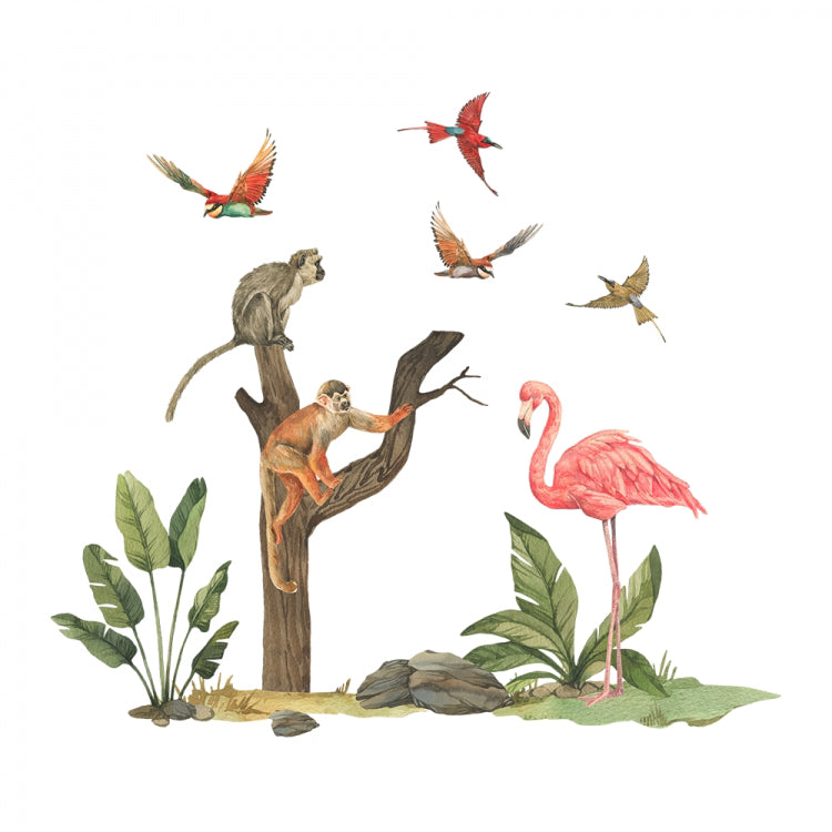 Yokodesign® Stenska nalepka komplet Safari Yokodesign