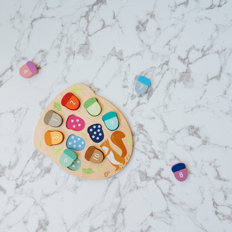 Evibell® Igralna podloga Puzzle 120x180 Marble Grey Evibell