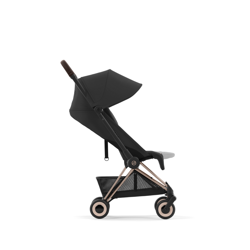 Cybex Platinum® Otroški voziček Coya™ Sepia Black (Rosegold Frame) Cybex Platinum