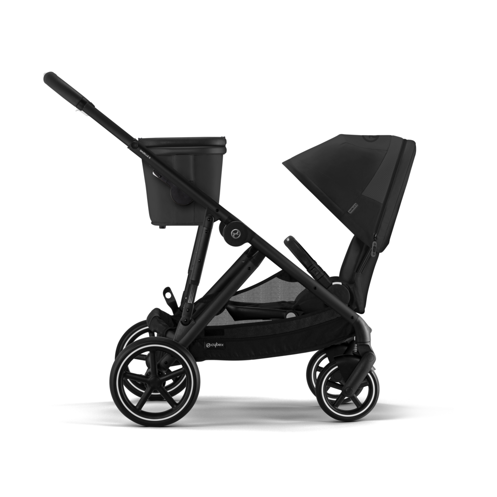 Cybex® Stroller Gazelle™ S Moon Black (Black Frame) – Evitas