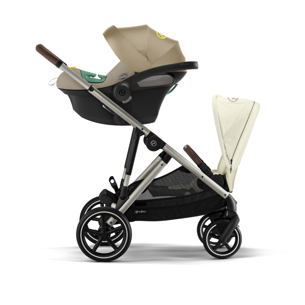 Cybex® Otroški voziček Gazelle™ Seashell Beige (Taupe Frame) Cybex