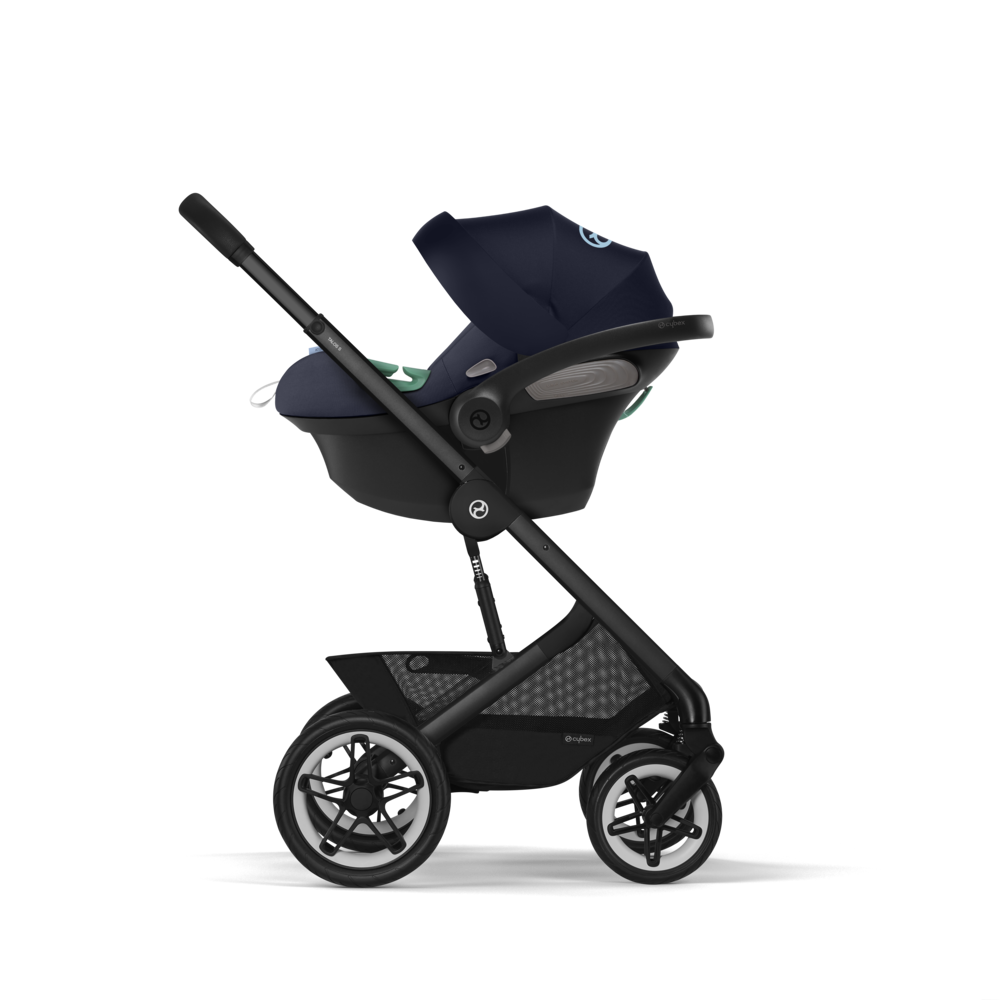 Cybex® Otroški voziček Talos S LUX (0-22 kg) Ocean Blue (Silver Frame) Cybex