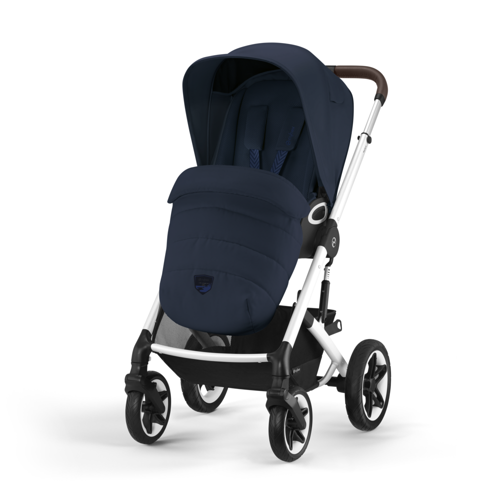 Cybex® Otroški voziček Talos S LUX (0-22 kg) Ocean Blue (Silver Frame) Cybex