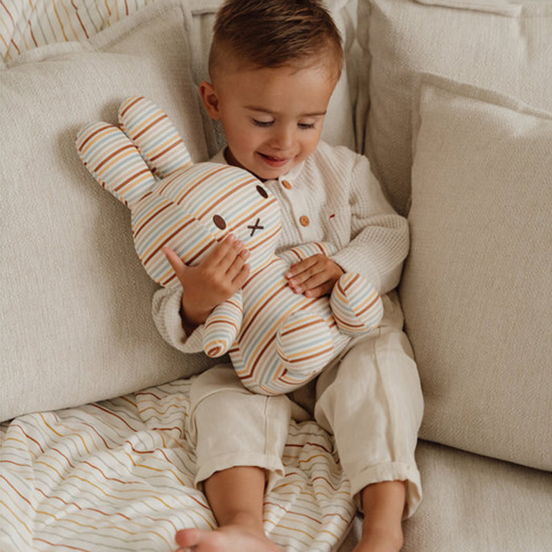 Little Dutch® Miffy zajček Vintage Sunny Stripes All-over 35 cm Little Dutch