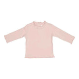 Little Dutch® T-shirt long sleeves with ruffles Soft Pink (74)