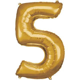 Amscan® Palloncino numero 5 (86 cm) Gold