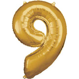 Amscan® Palloncino numero 9 (86 cm) Gold