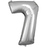 Amscan® Palloncino numero 7 (86 cm) Silver