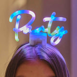 Ginger Ray® Opaska na głowę Light Up Rainbow Party