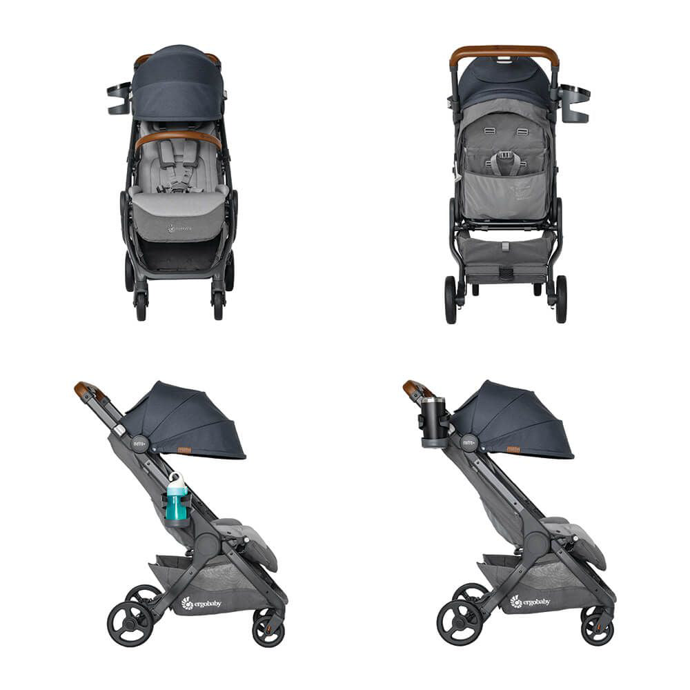 Ergobaby® Kompaktni mestni voziček Metro+ Deluxe London Grey Ergobaby