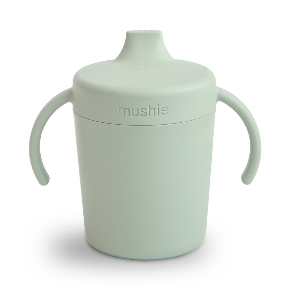 Mushie® Kozarček za učenje pitja Sippy Cup Sage Mushie