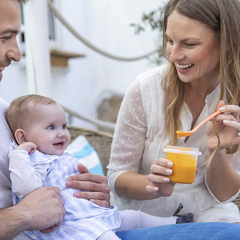 Miniland® Set 4 posodic za shranjevanje Mint 250ml Miniland