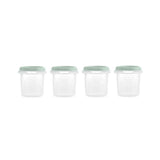 Miniland® Set 4  contenitori Mint 200ml