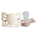 Frigg® Tétine anatomique en silicone Butterfly Cream/Blush