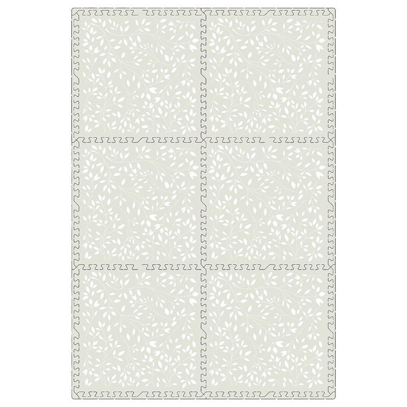 Evibell® Igralna podloga Puzzle 120x180 Leaves Pistachio Evibell