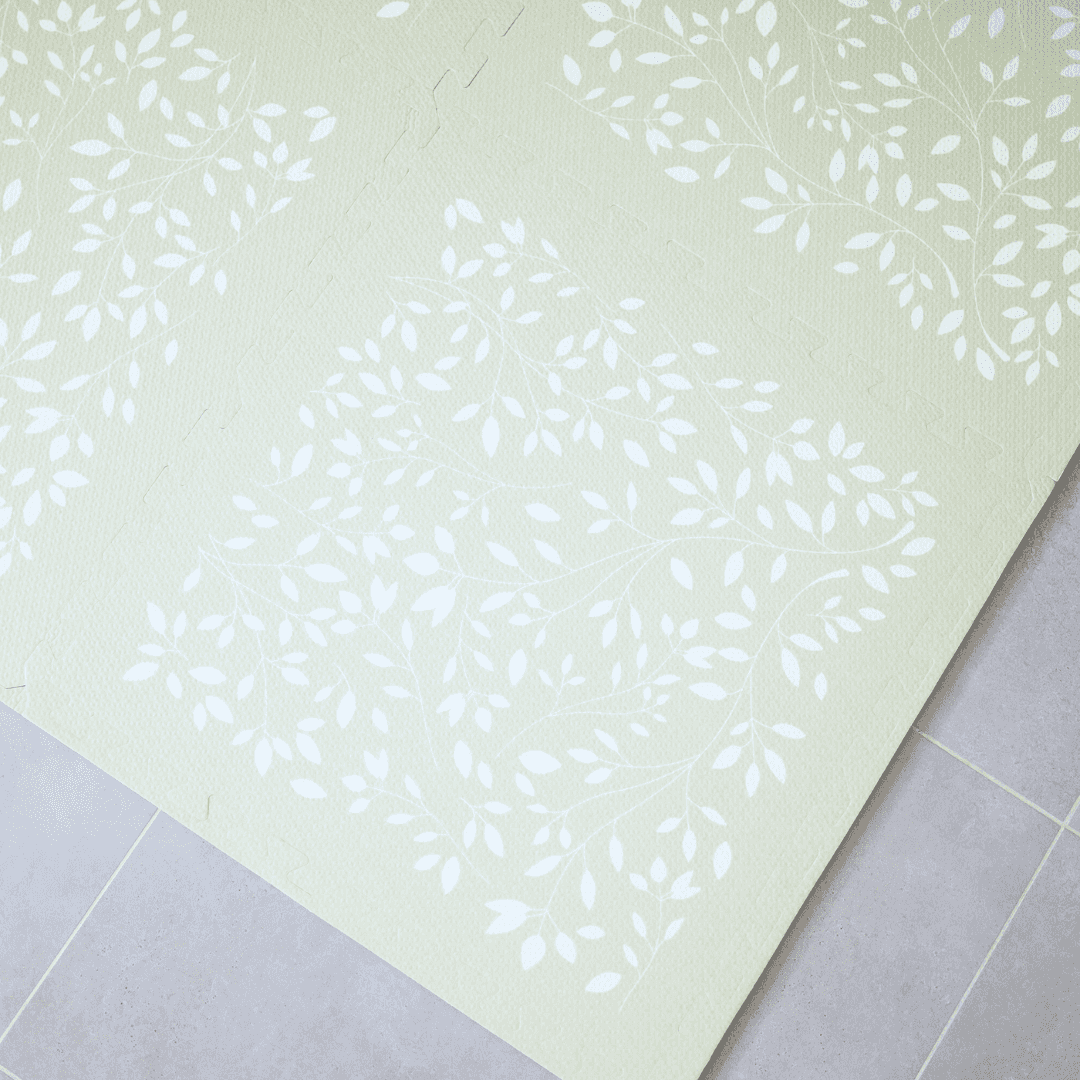 Evibell® Igralna podloga Puzzle 120x180 Leaves Pistachio Evibell