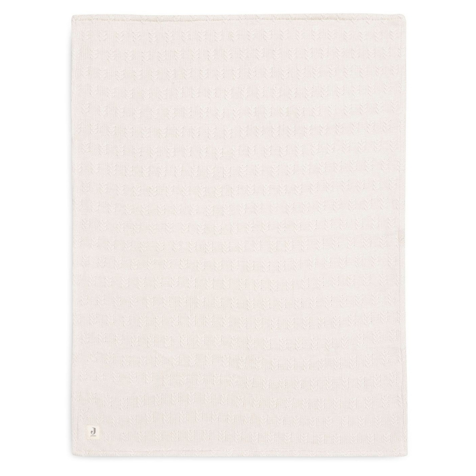 Jollein® Pletena odejica Grain Knit Oatmeal/Velvet 75x100 Jollein