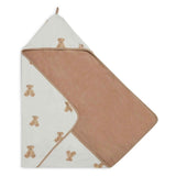 Jollein® Asciugamano con cappuccio Teddy Bear GOTS 75x75